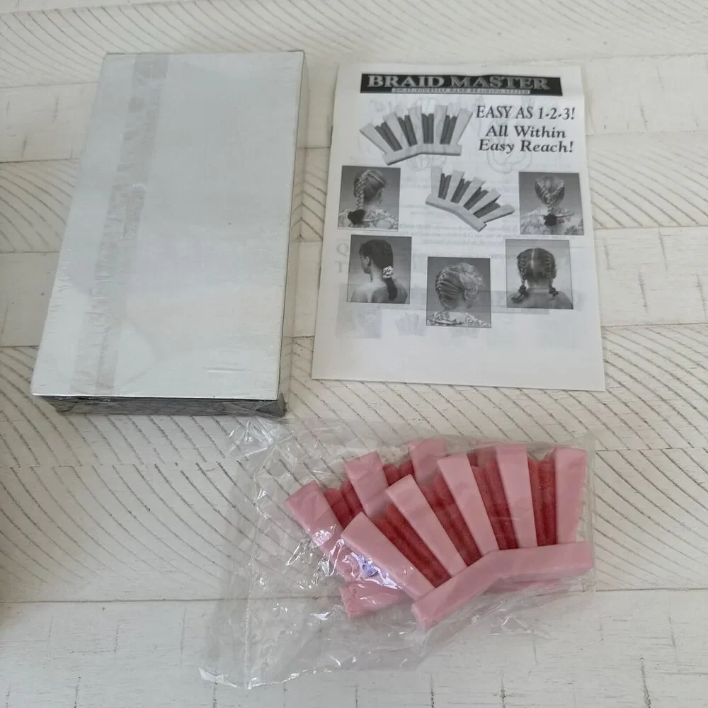 Vintage 90s Braid Master Instructional‎ Video VHS DIY Hand Braiding Hair System